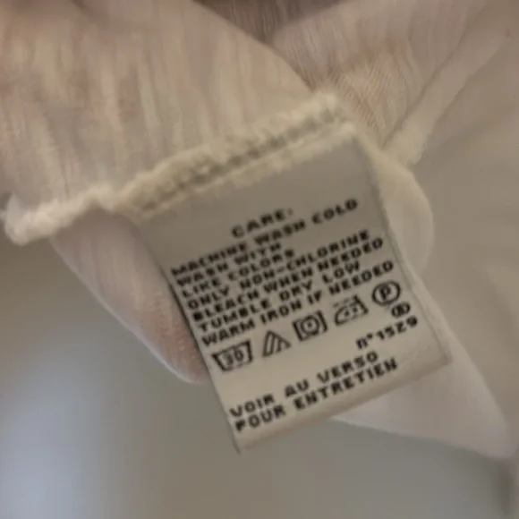 Ralph Lauren Scoop Neck Tee, White, XL, Good Condition! - Picture 3 of 5